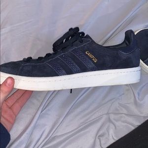 navy campus sneaker MENS 6.5 FITS LIKE WOMENS 8